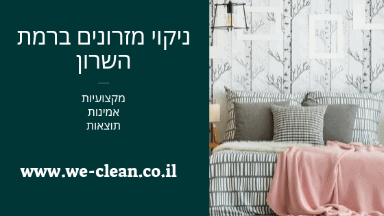 ניקוי מזרונים ברמת השרון - WeClean