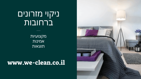 ניקוי מזרונים ברחובות - WeClean חברת ניקוי וחיטוי